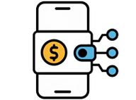 Banking and fintech icon