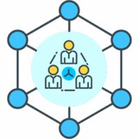 Focus on core business icon