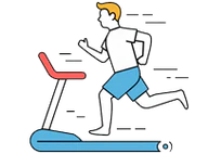Sports and fitness icon