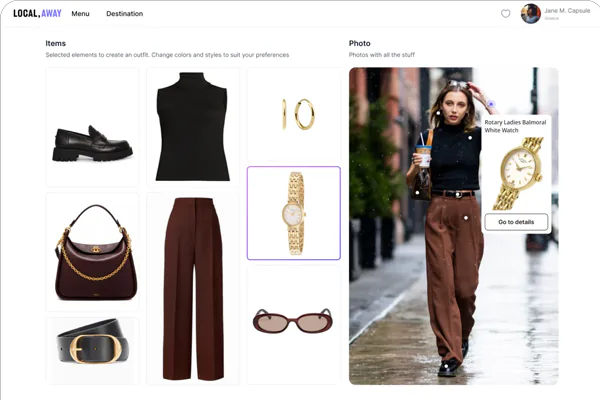 Platform for precise clothes style comparison