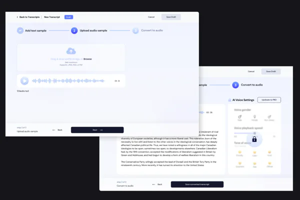Voice cloning solution