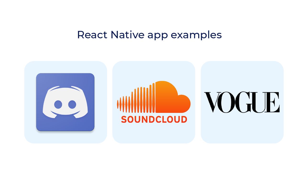 React Native app examples