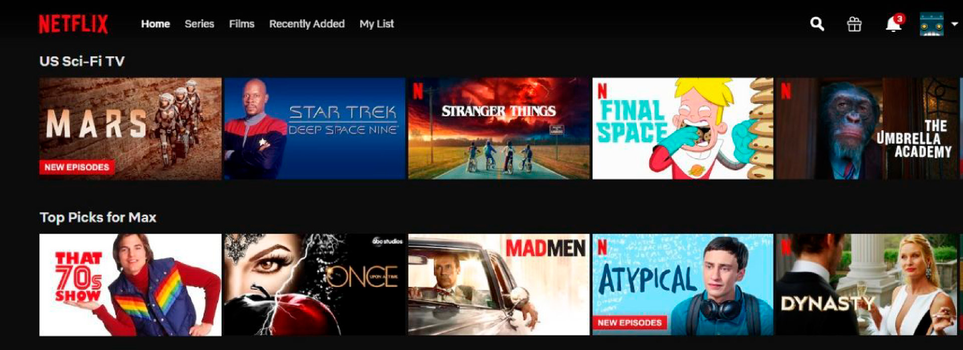 Artificial Intelligence examples in real world - Netflix Recommendation Engine