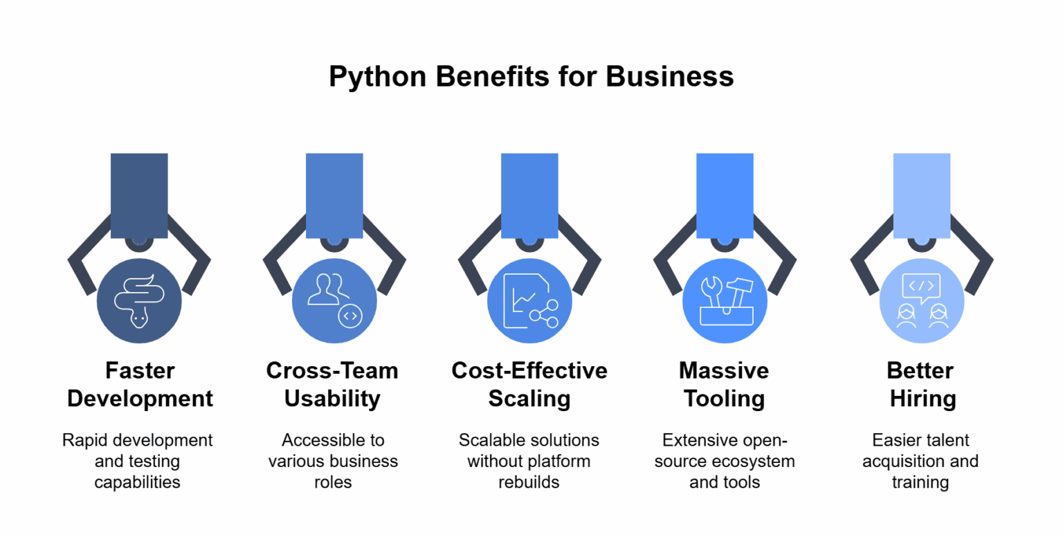 Python for business: Key Benefits and Real Use Cases