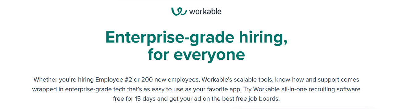Workable - Recruiting Tool