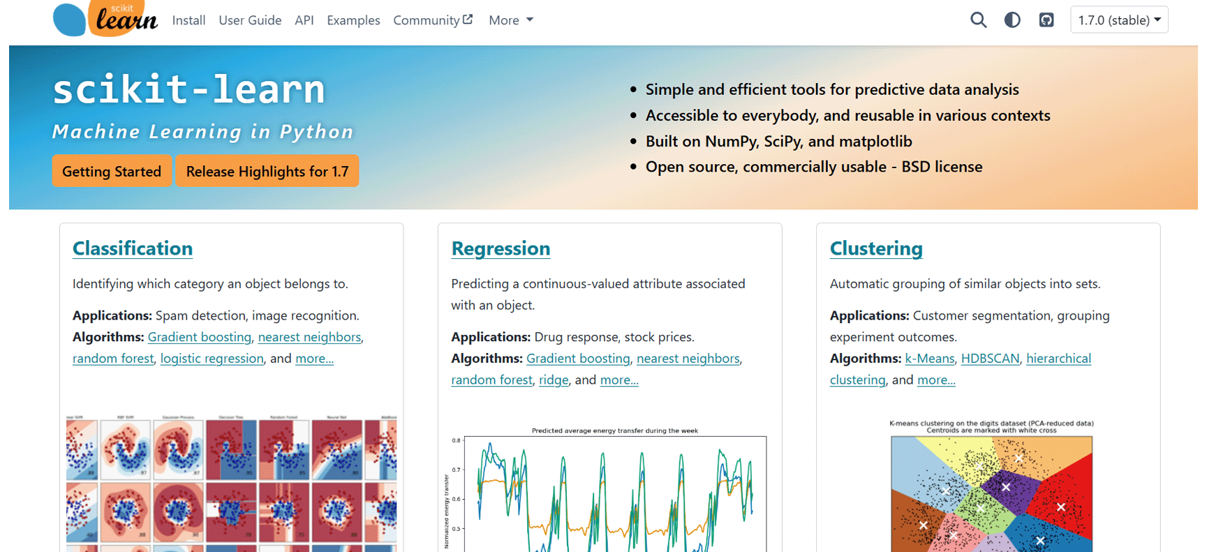 scikit-learn python