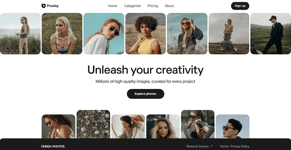 Stock Photography or Digital Asset Marketplace