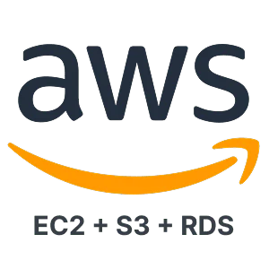 AWS EC2 and S3 logo