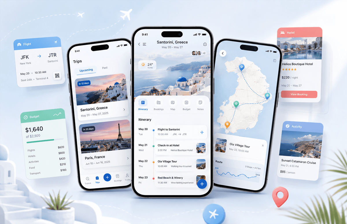 trips planner app