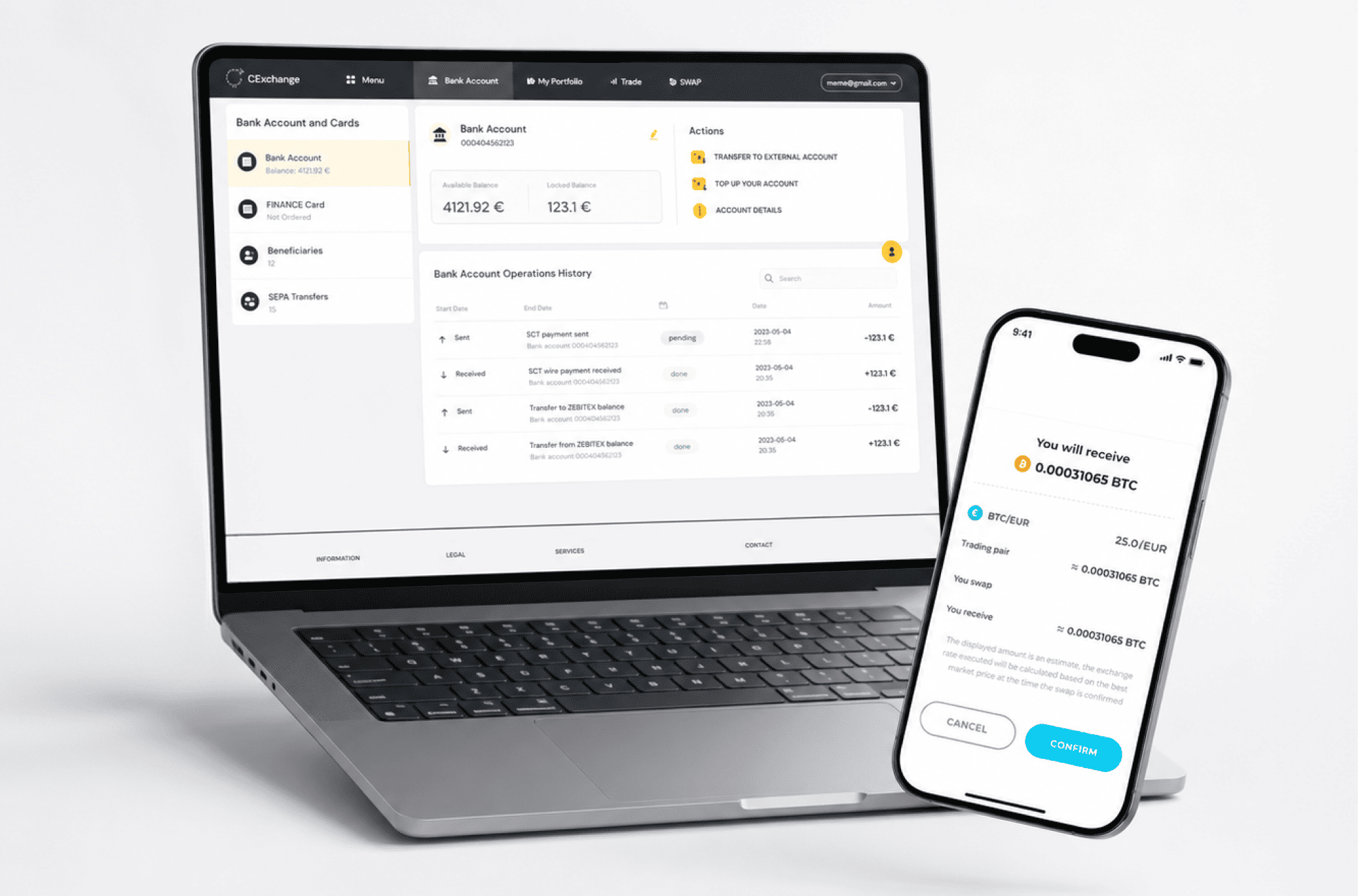 Cryptocurrency Exchange App