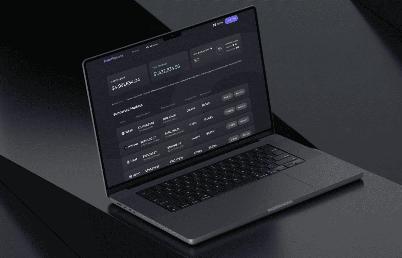 UI_UX Design of DeFi Lending