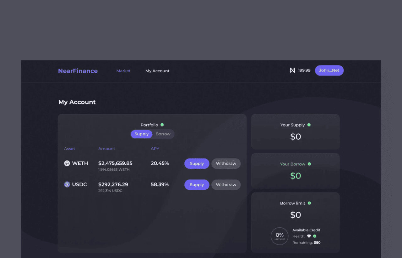 UI_UX Design _2 of DeFi Lending Platform