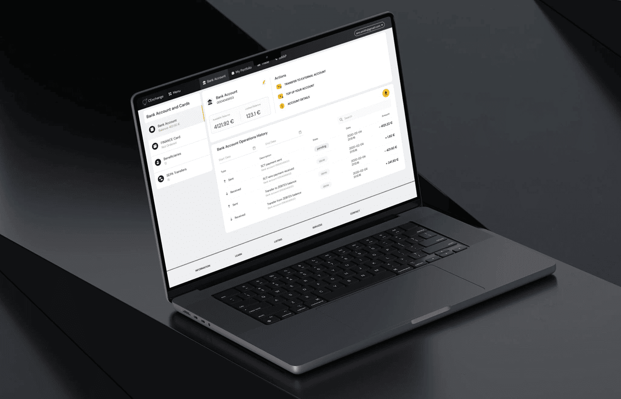 UI_UX Design of Cryptocurrency Exchange Platform