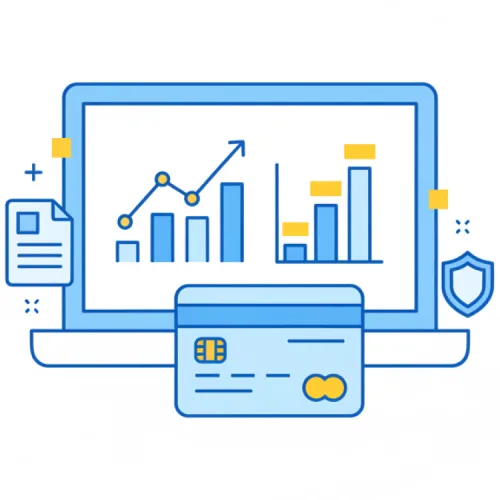 Manufacturing and enterprise software illustration