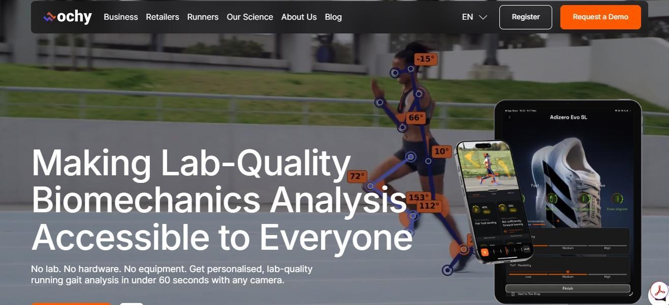 Kitman Labs homepage headlined "Athlete Management Has Changed", showing a soccer player celebrating a goal