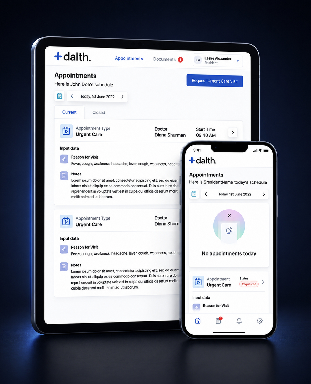 Dalth: SaaS Patient Engagement Platform & EHR Integration