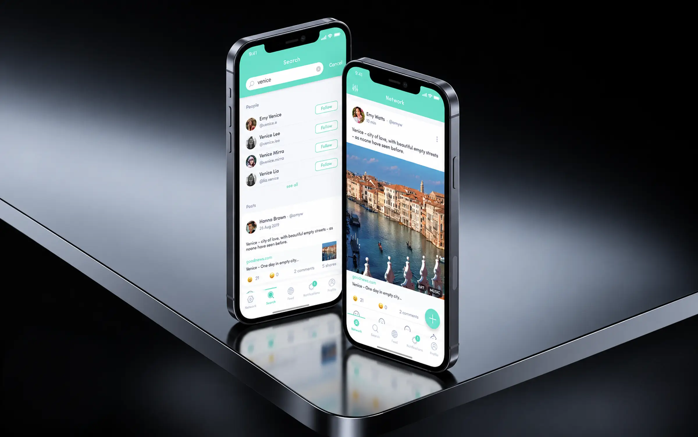 Positive social media app for sharing good moments