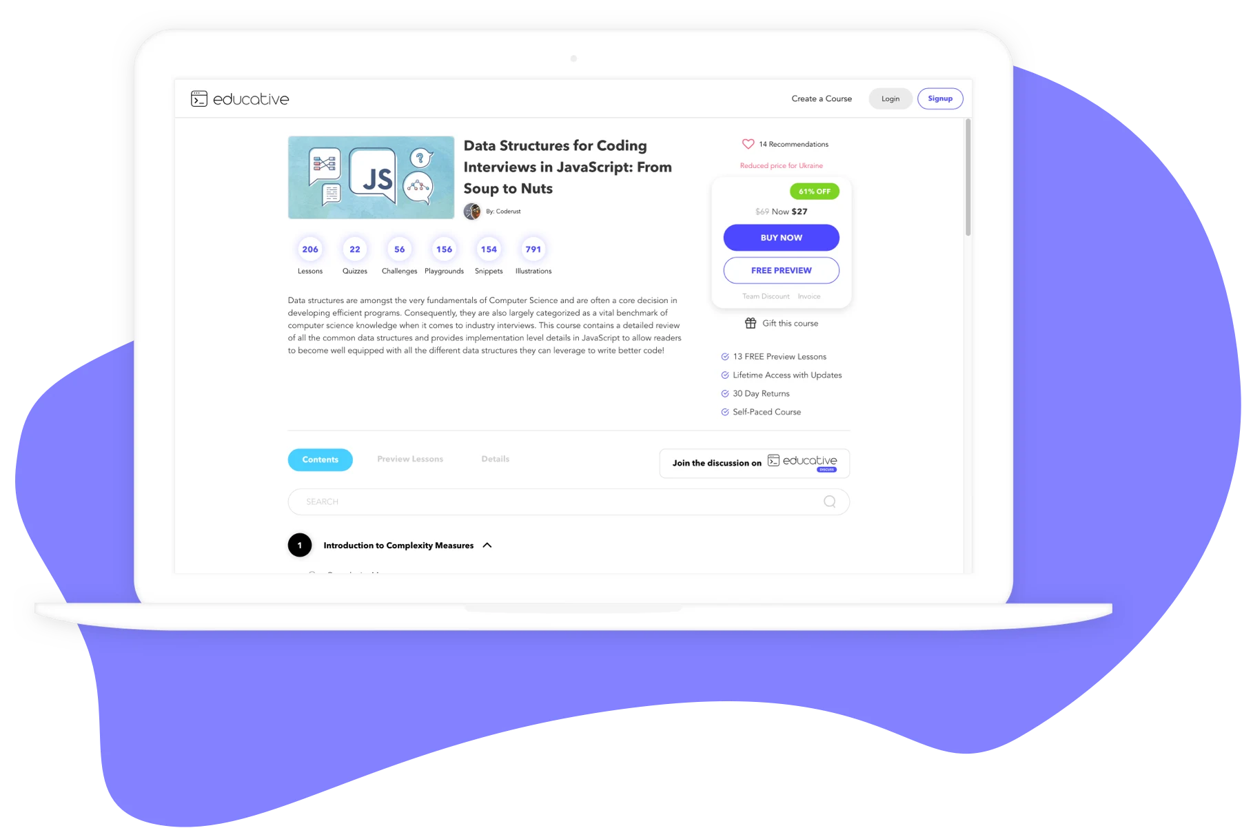 E-learning platform overview